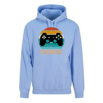 Retro Gamer Video Games Player Gaming Boys Teens Men Unisex Surf Hoodie