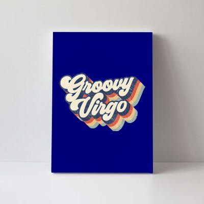 Retro Groovy Virgo Zodiac Cool Gift Canvas