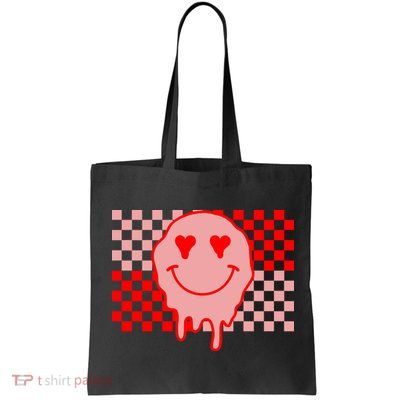 Retro Groovy Valentines Day Hippie Smile Bag