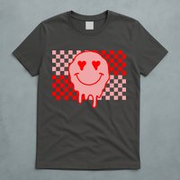 Retro Groovy Valentines Day Hippie Smile T-Shirt