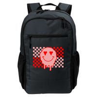 Retro Groovy Valentines Day Hippie Smile Backpack