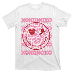 Retro Groovy Valentines Day Hippie Heart Funny Matching T-Shirt