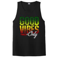 Reggae Good Vibes Only Jamaica One Love Rasta PosiCharge Competitor Tank