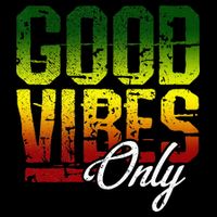 Reggae Good Vibes Only Jamaica One Love Rasta Apron