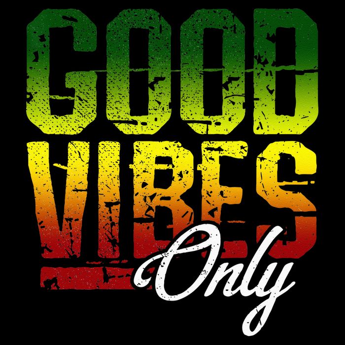 Reggae Good Vibes Only Jamaica One Love Rasta Apron