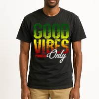 Reggae Good Vibes Only Jamaica One Love Rasta Tall T-Shirt