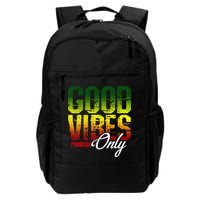Reggae Good Vibes Only Jamaica One Love Rasta Backpack