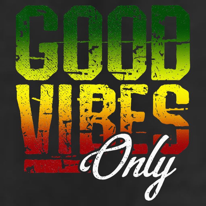 Reggae Good Vibes Only Jamaica One Love Rasta 25L Jumbo Tote