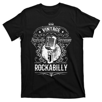 Rockabilly Greaser Vintage Nashville Retro Tennessee T-Shirt