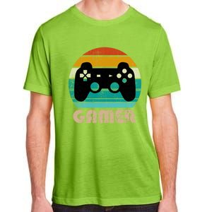 Retro Gamer Video Games Player Gaming Ns Gift Adult ChromaSoft Performance T-Shirt