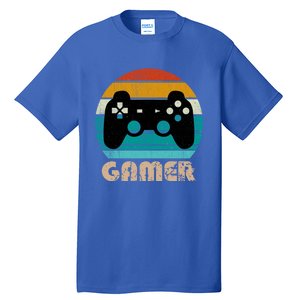 Retro Gamer Video Games Player Gaming Ns Gift Tall T-Shirt