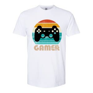 Retro Gamer Video Games Player Gaming Ns Gift Softstyle CVC T-Shirt