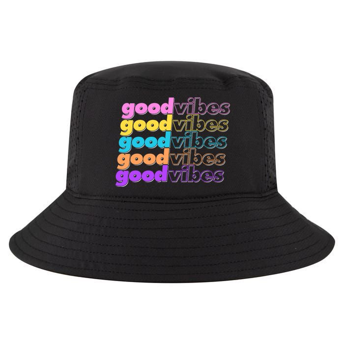 Retro Good Vibes Cool Comfort Performance Bucket Hat