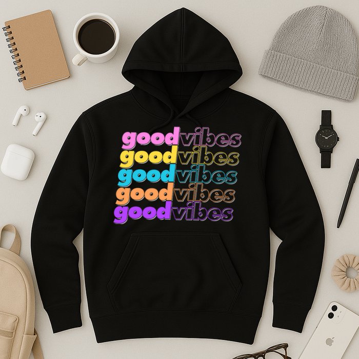 Retro Good Vibes Hoodie