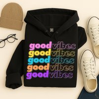 Retro Good Vibes Hoodie