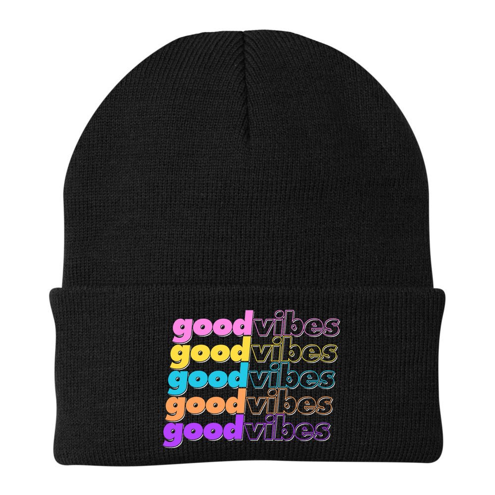Retro Good Vibes Beanie