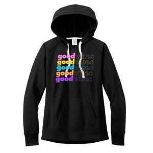 Retro Good Vibes Women's Fleece Hoodie