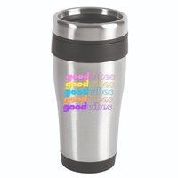 Retro Good Vibes 16oz Travel Tumbler