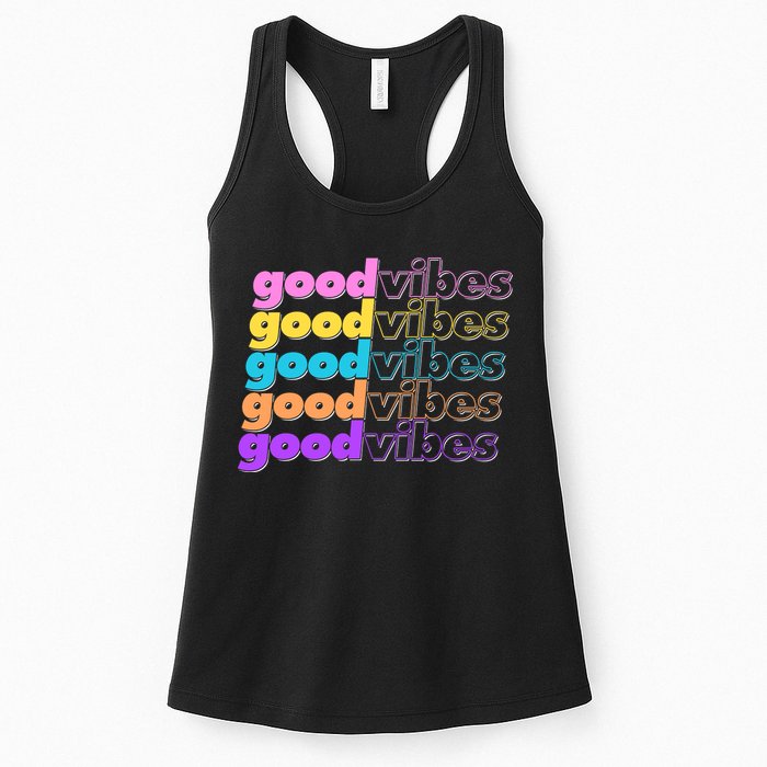Retro Good Vibes Womens Tank Top