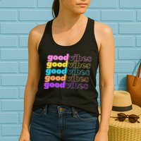 Retro Good Vibes Womens Tank Top