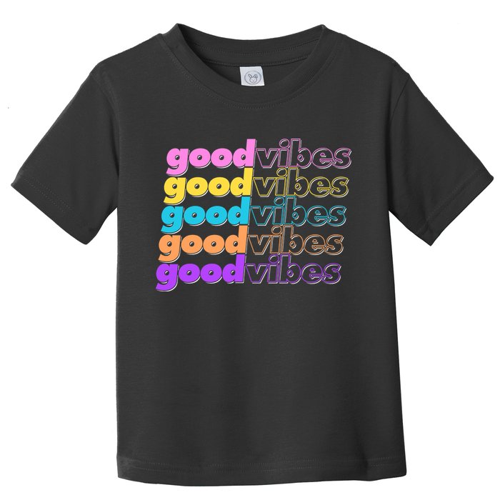 Retro Good Vibes Toddler T-Shirt