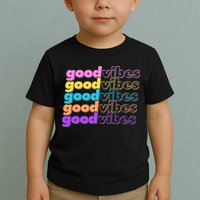 Retro Good Vibes Toddler T-Shirt