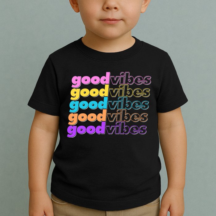 Retro Good Vibes Toddler T-Shirt