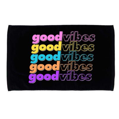 Retro Good Vibes Microfiber Hand Towel