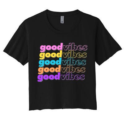 Retro Good Vibes Crop Top