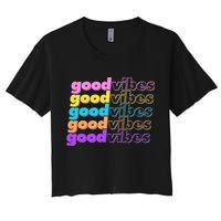 Retro Good Vibes Crop Top