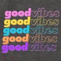 Retro Good Vibes Vector Backpack