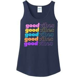 Retro Good Vibes Ladies Essential Tank