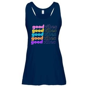 Retro Good Vibes Ladies Essential Flowy Tank