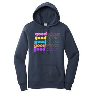 Retro Good Vibes Women's Pullover Hoodie