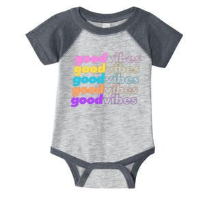 Retro Good Vibes Infant Baby Jersey Bodysuit