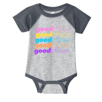 Retro Good Vibes Infant Baby Jersey Bodysuit