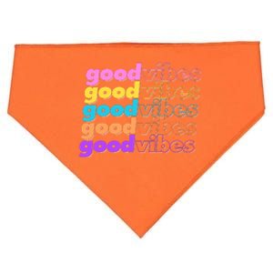 Retro Good Vibes USA-Made Doggie Bandana