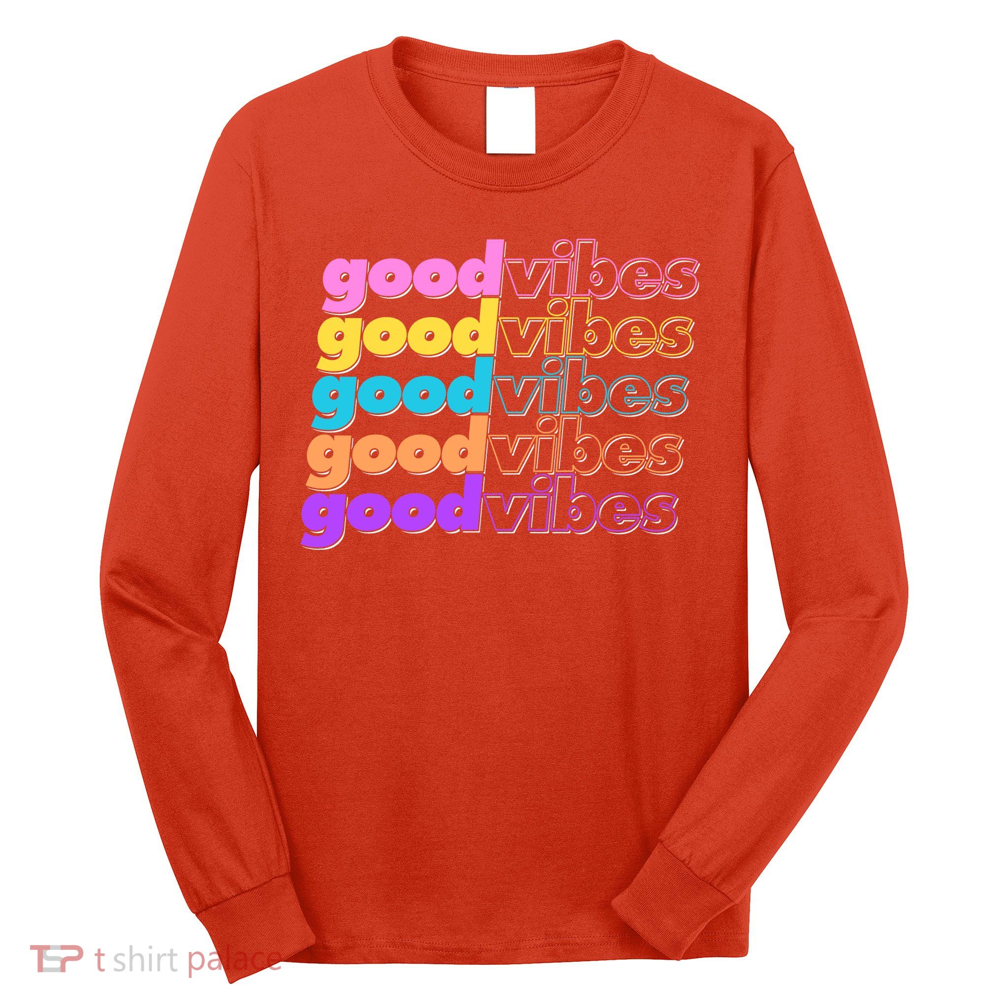 Retro Good Vibes Long Sleeve Shirt
