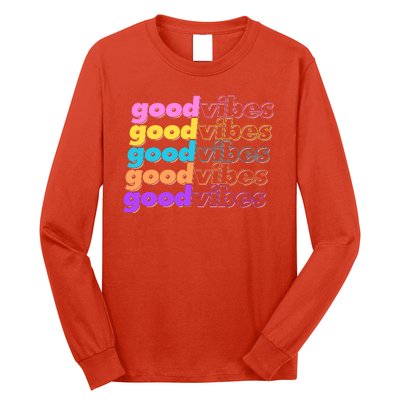 Retro Good Vibes Long Sleeve Shirt