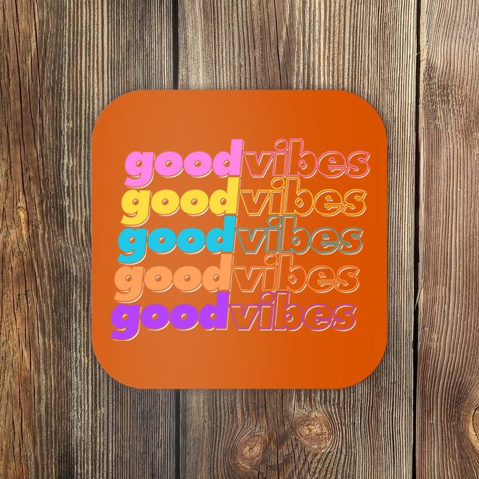 Retro Good Vibes Coaster