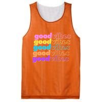 Retro Good Vibes Mesh Reversible Basketball Jersey Tank