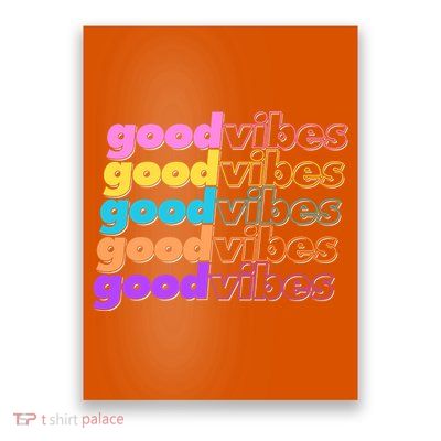 Retro Good Vibes Poster