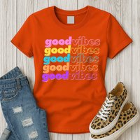Retro Good Vibes Womens T-Shirt
