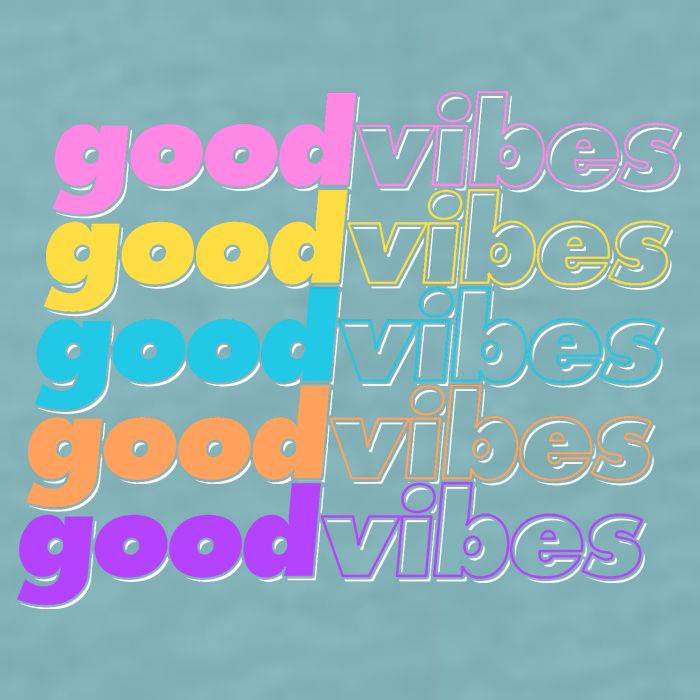 Retro Good Vibes Sueded Cloud Jersey T-Shirt