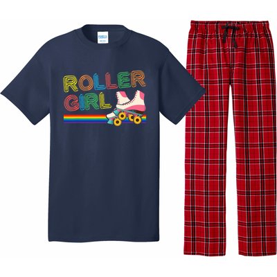 Roller Girl Vintage Seventies 70's Cool Retro Skates Skating Pajama Set