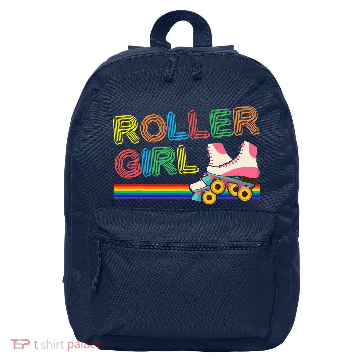 Roller Girl Vintage Seventies 70's Cool Retro Skates Skating 16 in Basic Backpack