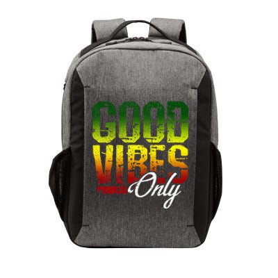 Reggae Good Vibes Only Jamaica One Love Rasta Vector Backpack