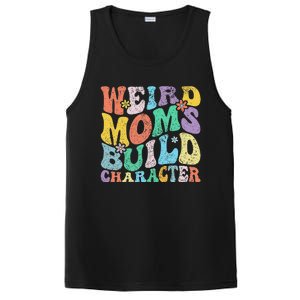 Retro Groovy Weird Moms Build Character 2024 MotherS Day PosiCharge Competitor Tank