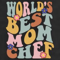 Retro Groovy Worlds Best Mom Chef Groovy Baking Mom Gift 11oz C Handle Ceramic Mug