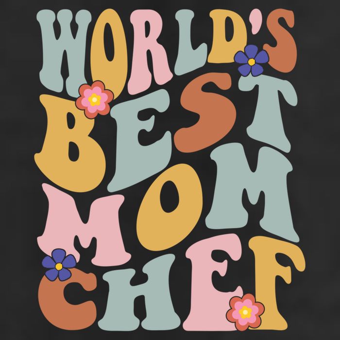 Retro Groovy Worlds Best Mom Chef Groovy Baking Mom Gift 11oz C Handle Ceramic Mug